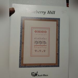 Just Nan Blueberry Hill Cross Stitch Pattern Booklet Bees Birds Bee